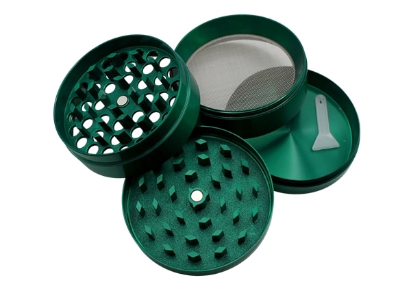 63mm Zinc Herb Grinders Assortment 6pk