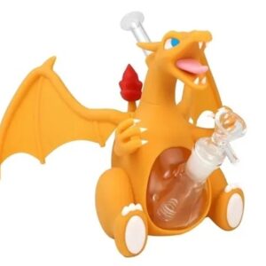 8" Charizard Dragon Silicone Glass Water Pipe