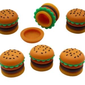 20ct Hamburger Silicone Stash Jar