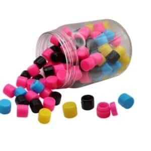 1ml Mini Silicone Stash Jar Assortment 130pk