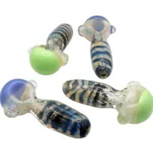 4ct 4" Fuming Frit Hive Hand Pipe