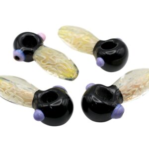 4ct 4" Dual Tone Fuming Swirl Hand Pipe